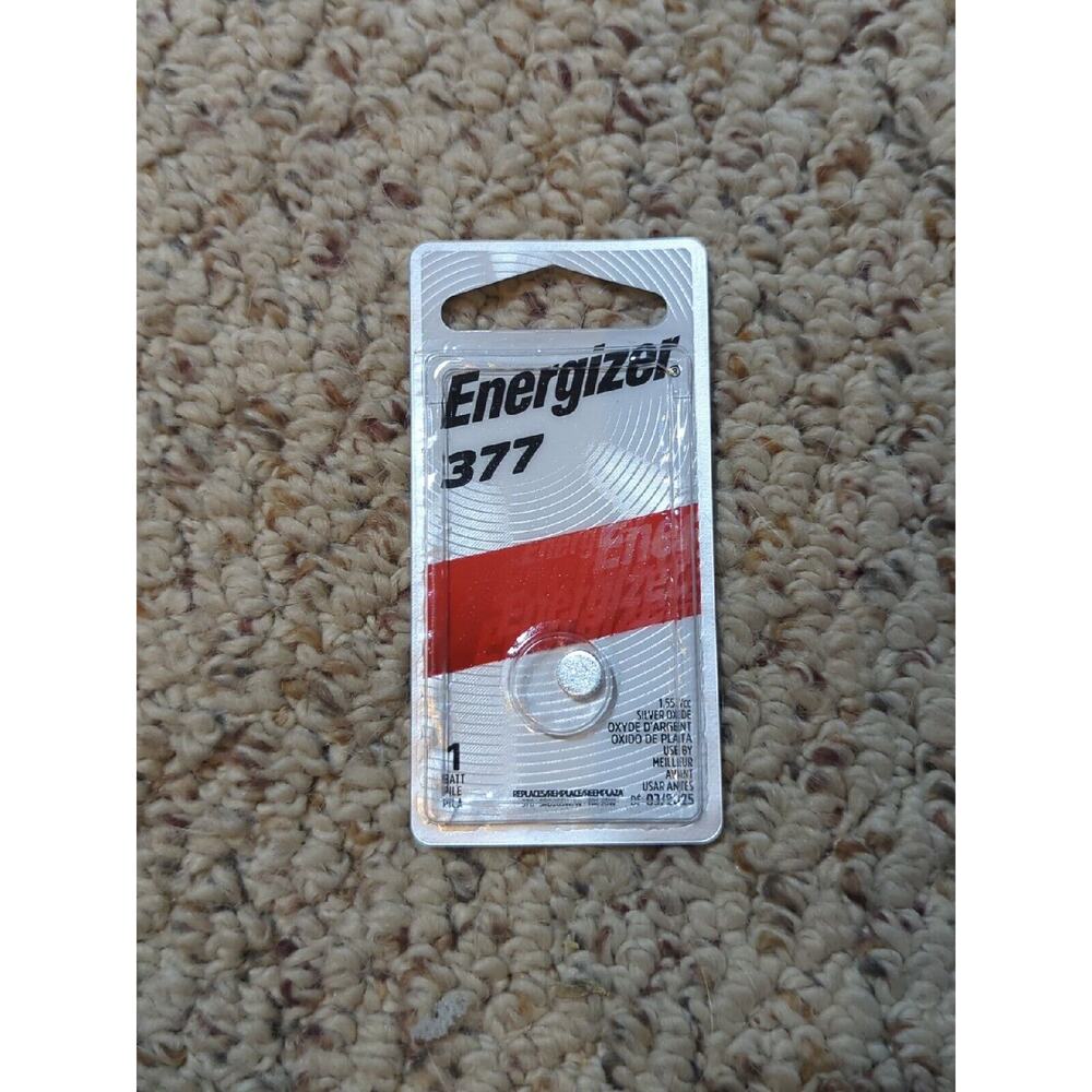 Energizer Silver Oxide 377 1.55 V Electronic Watch Battery 1 pk